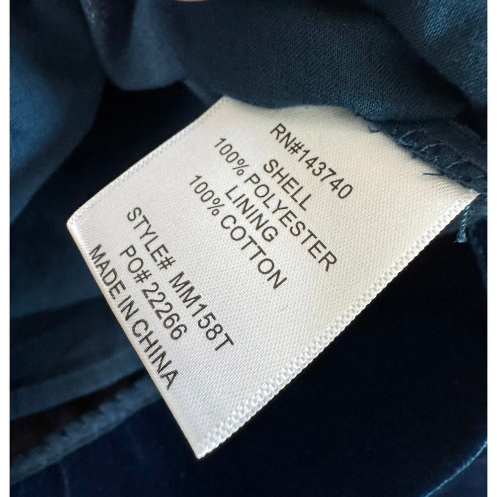 Tuckernuck Hyacinth House Sapphire Velvet Sweetheart Sue Blouse Small S - Picture 6 of 6